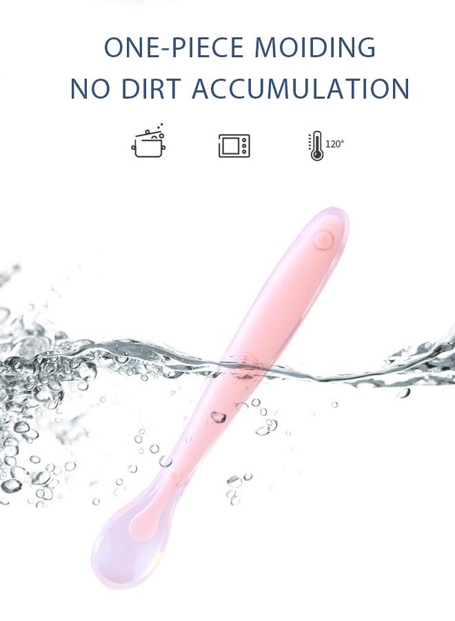 LO.BABY.VE 4-Piece Baby Feeding Training Spoon With Case Set - Image 4