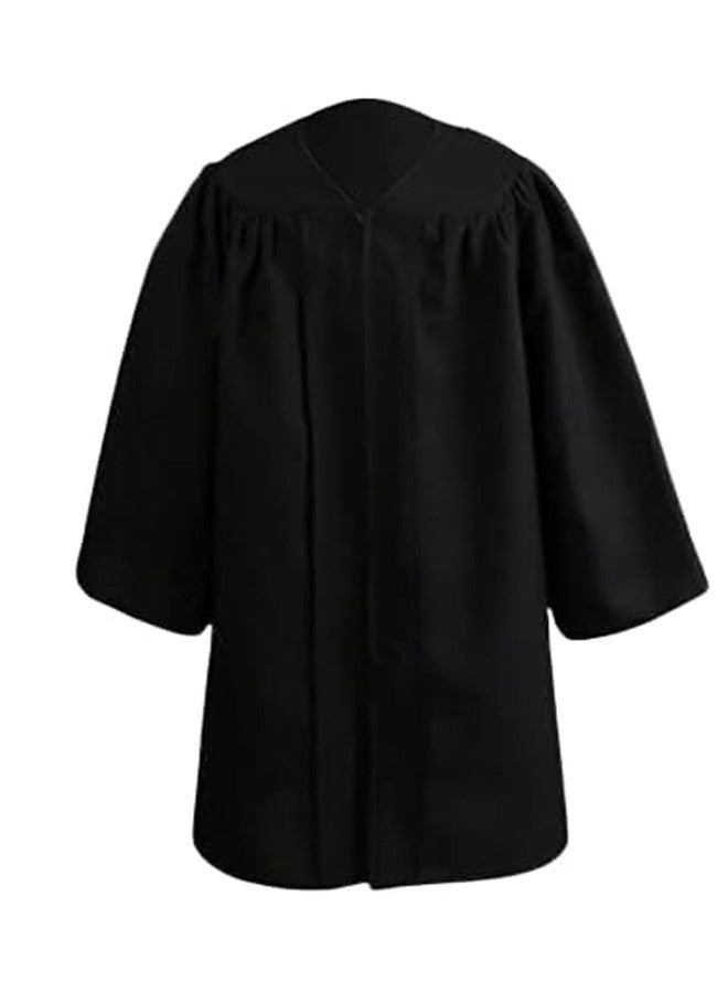 Desi Andaaz Kids Convocation Dress Graduation Gown and Cap Set | Breathable Polyester | Ideal for School, Nursery & Kindergarten Graduation(Black1)(6-7 Years) - Image 2