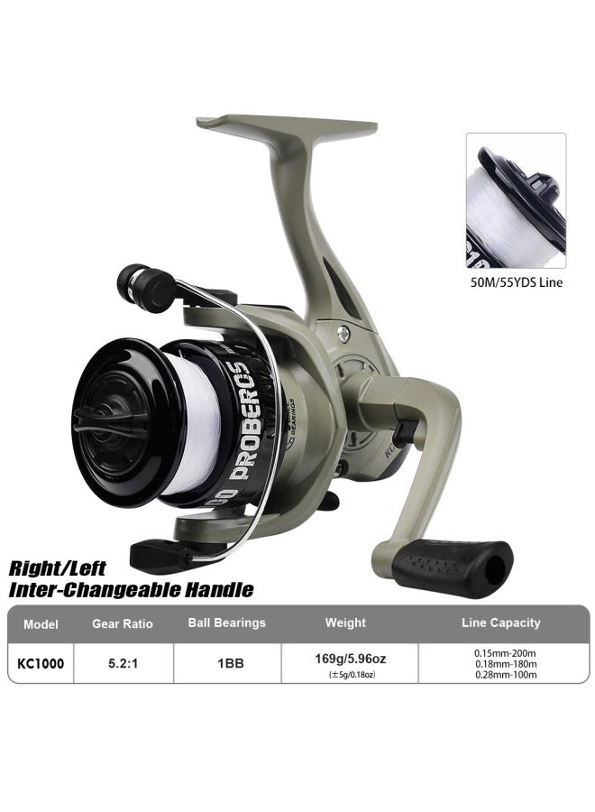 Luya Spinning Wheel Ultra-light Fishing Reel 1000 Series Small Wheel Fishing Accessories Sea Fishing Reel