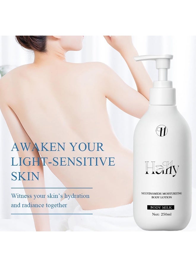 HALLY لوشن هالي لتفتيح الجسم، لوشن هالي نياسيناميد 250 مل - Image 3