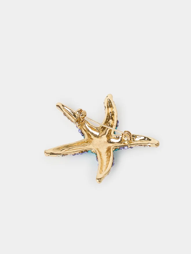 Styli Styli Embellished Starfish Brooch