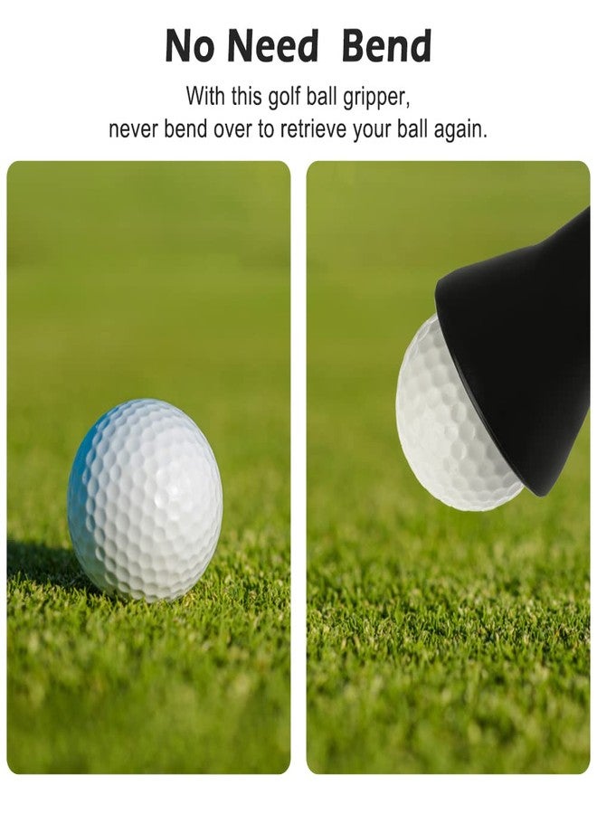 NOWHYX 4Pack Golf Ball Retriever Grabber, Quick-Install Suction Cup Golf Ball Picker for Putter Grip, Pick Up Tool for End of Putter, Picker Upper for Putter and Swing Handle Golfs Accessories - Image 3