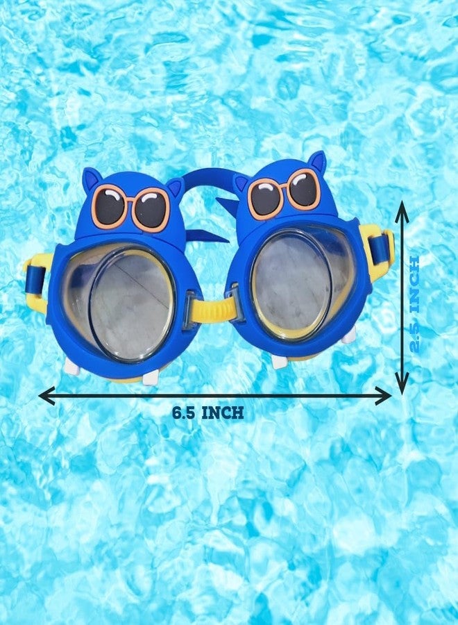 kunya Cute Cartoon Pattern Swim Goggles For kids, Waterproof Anti Frog Swimming Goggles For Youth Kids Child,No Leak Anti Frog UV Swim Goggles Teens - Image 4