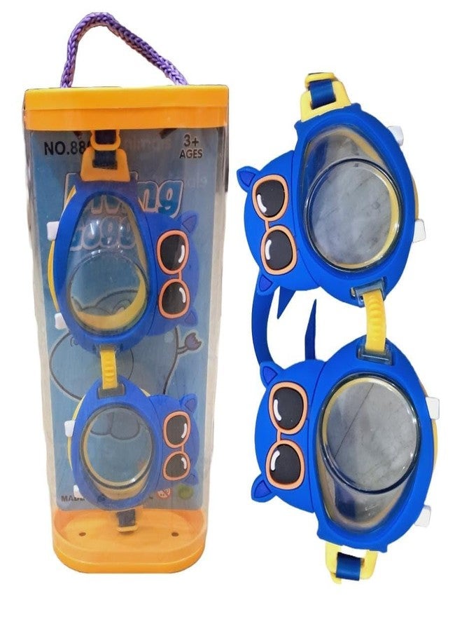 kunya Cute Cartoon Pattern Swim Goggles For kids, Waterproof Anti Frog Swimming Goggles For Youth Kids Child,No Leak Anti Frog UV Swim Goggles Teens - Image 1
