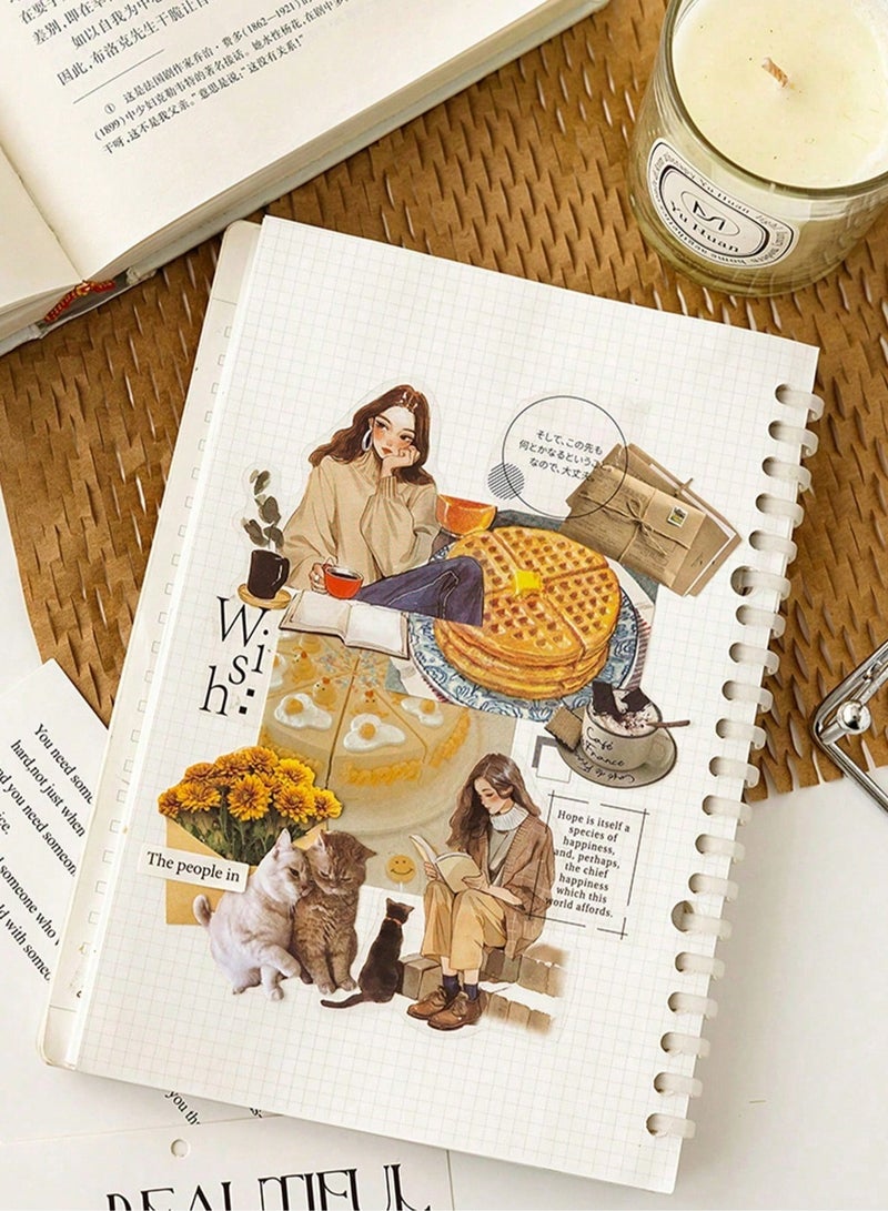 Elegant Feminine Style Stickers – Set of 30 for Decorating Notebooks, Journals, Gifts, and Cards  - Image 3