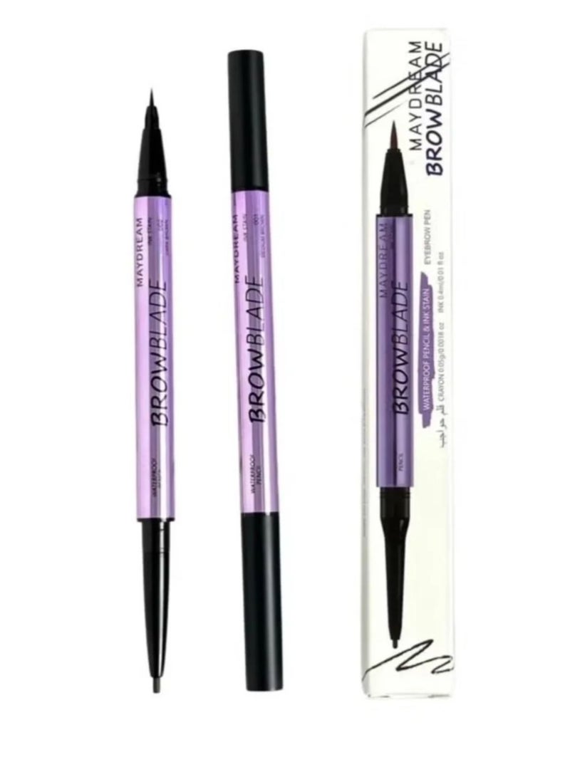 MAYDREAM FEATHER INK STAIN & WATERPROOF PENCIL BROW BLADE 2IN1 - Image 1