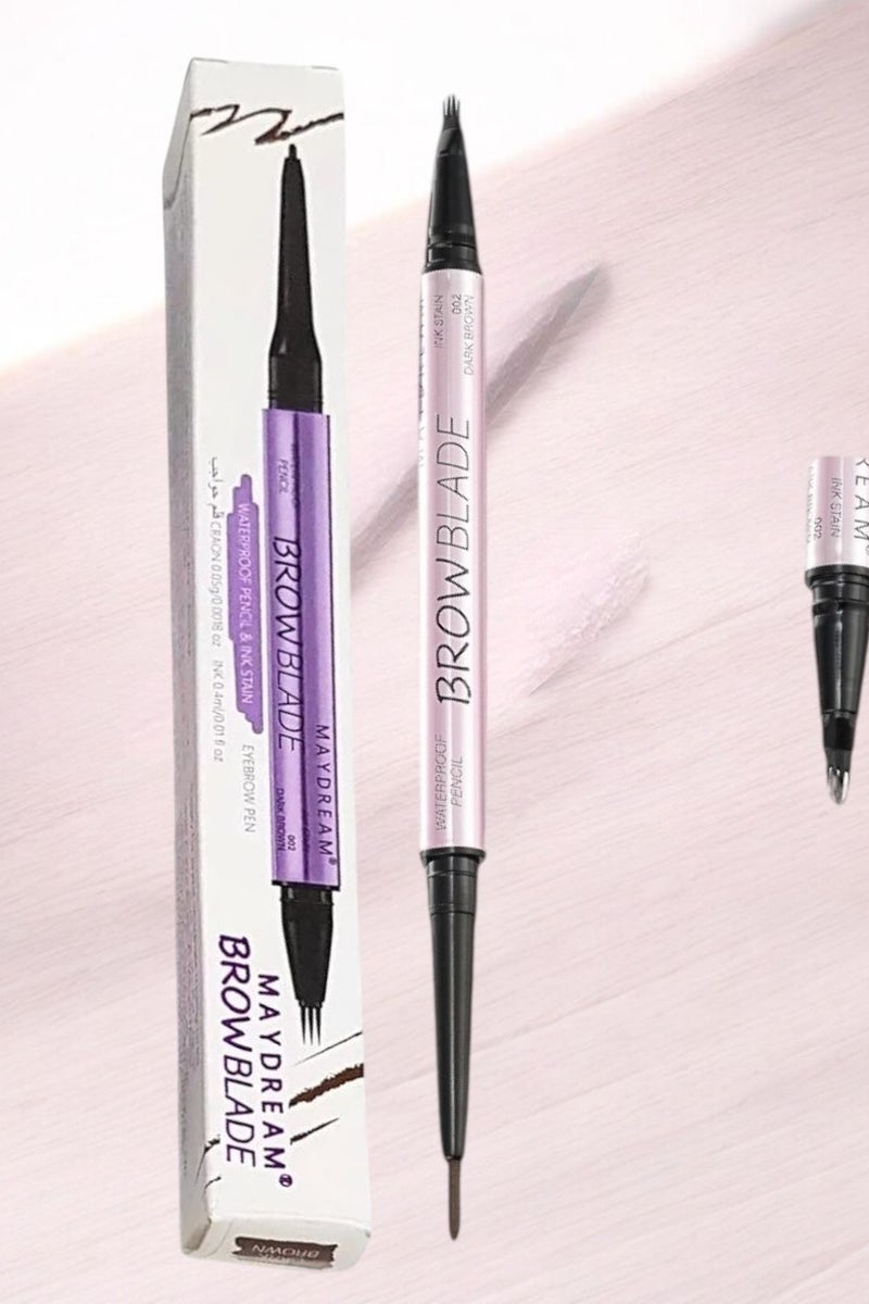 MAYDREAM FEATHER INK STAIN & WATERPROOF PENCIL BROW BLADE 2IN1 - Image 2