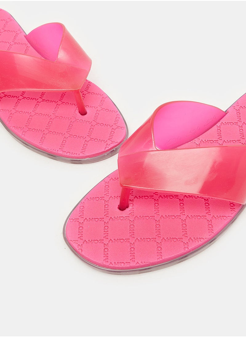 Zaxy - FEM-ZAXY   MOMENT   THONG   FEM  SLIPPER-PINK - Image 1