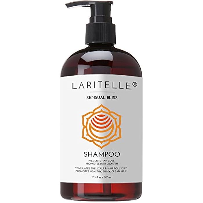 Laritelle Organic Shampoo 17.5 oz. Argan Oil, Rosemary, Palmarosa. Promotes Hair Growth, Prevents Hair Loss. GF - Image 1