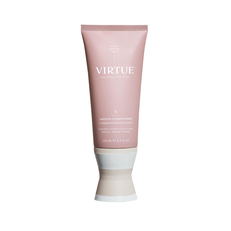 Virtue Smooth Conditioner for Frizz Control for Curly Hair, Sulfate Free, Safe for All Hair Types, Color Safe - Image 1