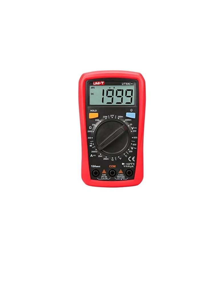 UNI-T UNI-T UT33C Plus Digital Palm Size Multi Meter Voltmeter Ammeter Resistance LCR and Temperature with Backlight - Image 2