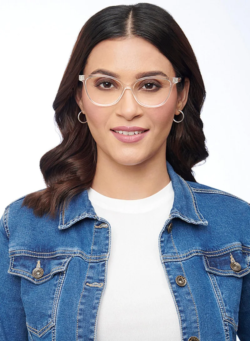 Lenskart Blu Women's Women's Cat Eye Eyeglasses - LB E14452 - Lens Size: 52 Mm