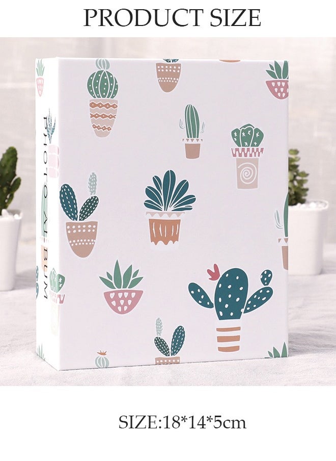 DUNISO 100 Pockets Foil Stamping Photo Album for 6 Inches Photos Portable Photo Album for Family Wedding Boys Girls  - Image 4