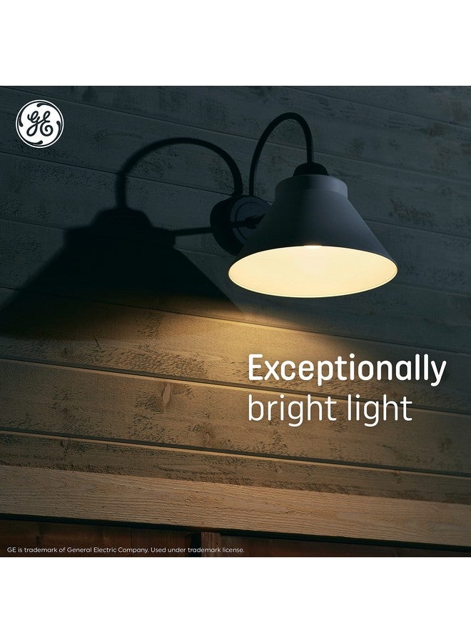 GE Ultra Bright LED Light Bulbs, 100W, Soft White Candle Lights, Clear Decorative CA12 Light Bulbs, Candelabara Base, 3 count (Pack of 1) - Image 2