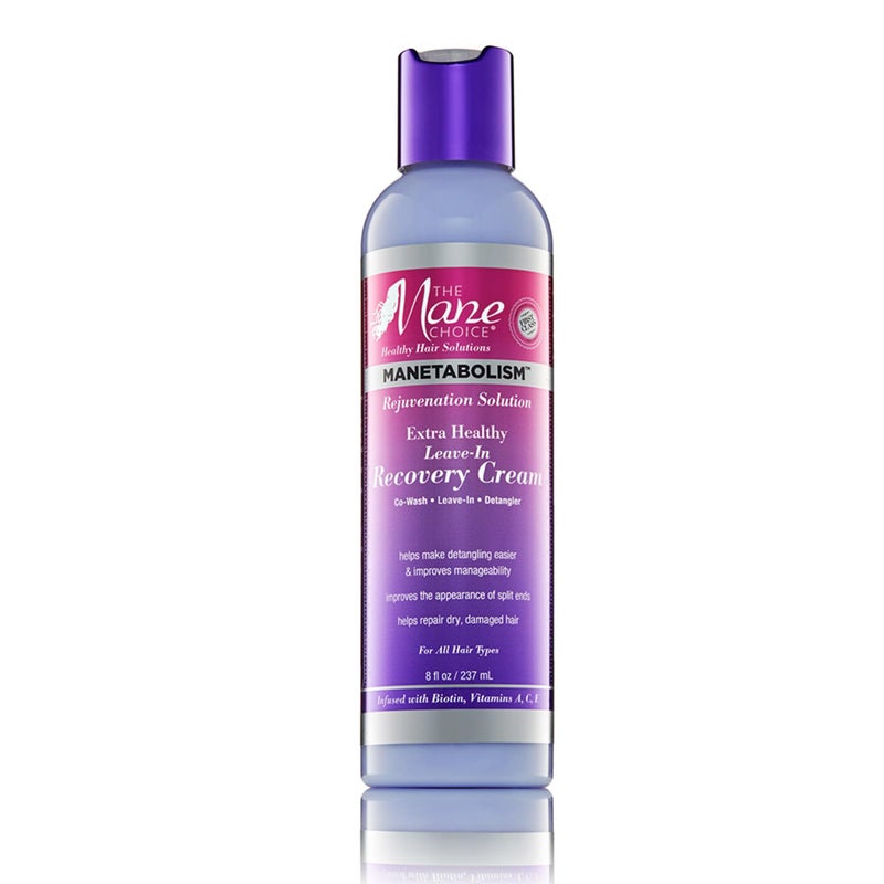 The Mane Choice Manetabolism Leave In Conditioner, 8 oz, Rejuvenation Solution Leave-In Recovery Hair Cream & Detangler with Biotin & Vitamins, Helps Recover Dry, Damaged Hair, Paraben & Sulfate Free - Image 1