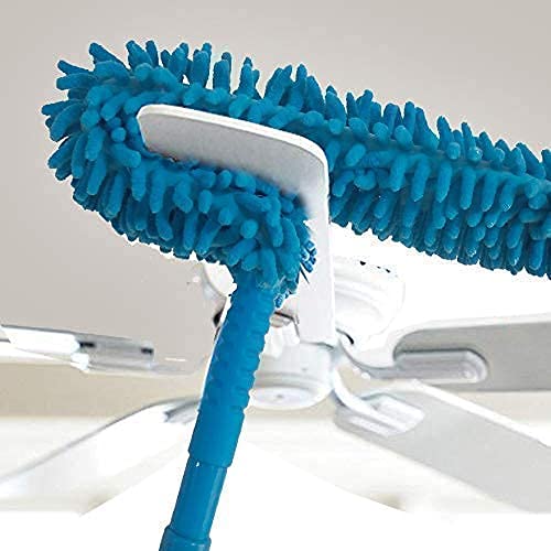 EPISKEY Foldable Microfiber Fan Cleaning Duster Steel Body Flexible Fan mop for Quick and Easy Cleaning of Home Kitchen Car Ceiling and Fan Dusting Office Multy - Image 2