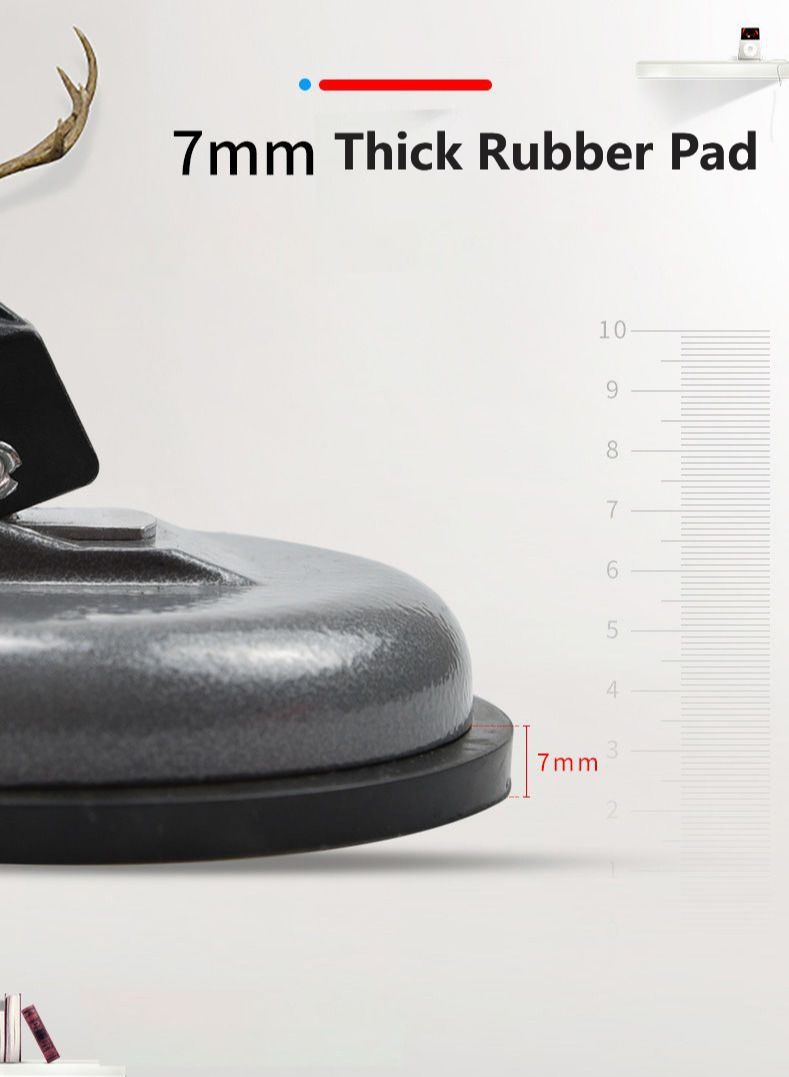 SUNRISE Glass Lifting Suction Cups Three Plate Heavy Duty Vacuum Aluminum Alloy Handle Holder - Image 4