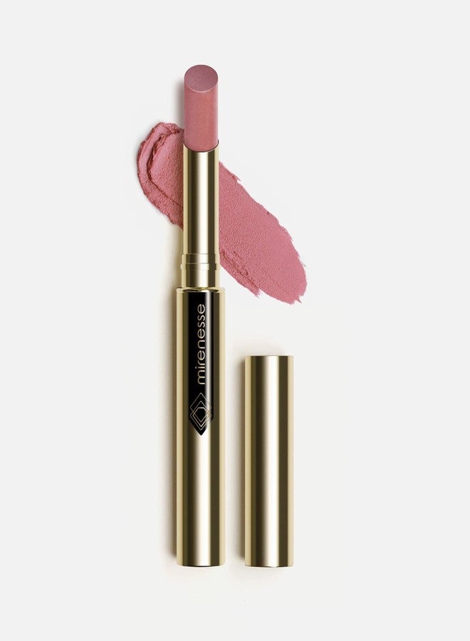 Mirenesse French Kiss Velvet Matte Lipstick, Hydrating Velvet Matte Finish with Vitamin C + Vitamin E, Vegan and Toxin Free, 3 In Love .07 oz - Image 1