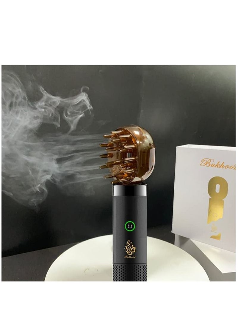 Bukhoor Comb Bukhoor Oud Upright Comb electric bakhoor Luxury Incense Burner Black - Image 4