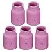RIVERWELD TIG Gas Lens Alumina Nozzle Ceramic Cups Jumbo Large Diameter 53N87 12 34 190mm Orifice for PTA DB SR WP 9 17 18 20 25 26 TIG Welding Torch Pack of 5 - Image 2
