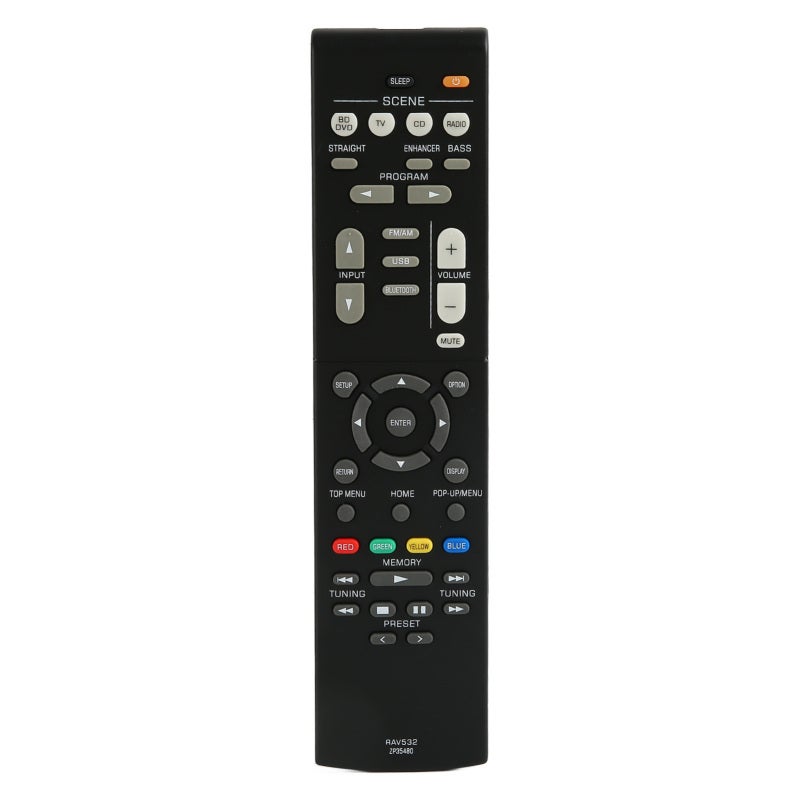 Remote Control for RX V383 RX R383BL RX V379 HTR 3068 Home Theater Receiver - Easy Access Replacement Receiver Remote Control with Ergonomic Design for Home Audio Systems - Image 1