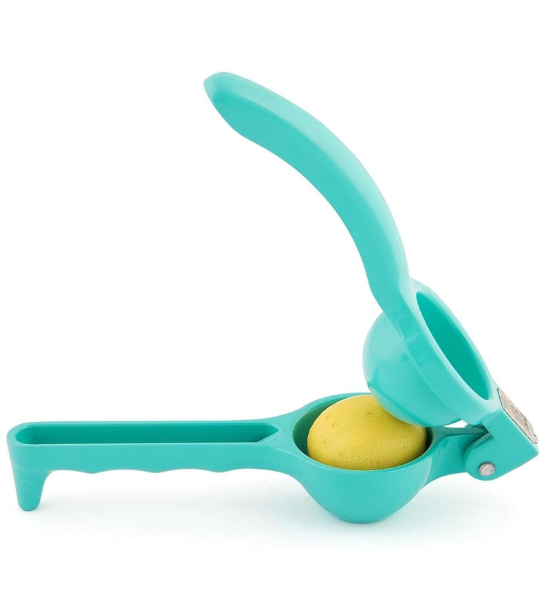 Elan Aluminium Citric Lemon Lime Juice Squeezer | Manual Citrus Press | Juice Extractor | Lemon Crusher | Nimbu Presser (Aqua) - Image 1