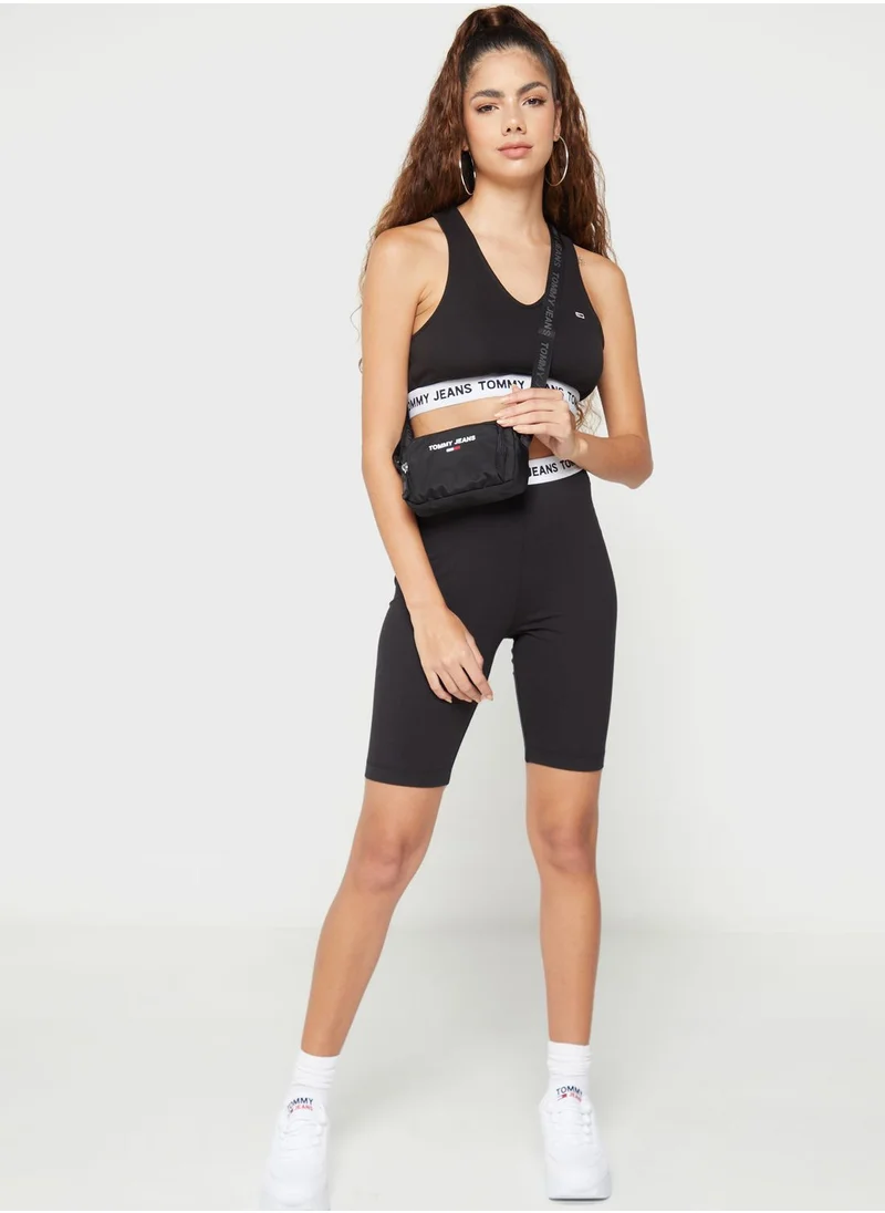 TOMMY JEANS High Waist Logo Shorts