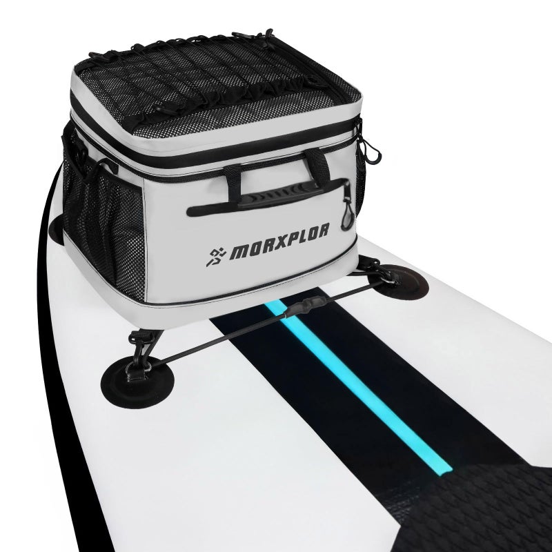 Morxplor Waterproof Pvc Material Paddleboard Cooler Deck Bag,40 Cans Sup Deck Cooler Bag,Cooler Bag For Paddleboard,Lunch Box Cooler Insulated Bag,Camping Cooler Bag,Kayak Cooler Bag - Image 1