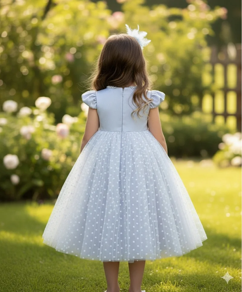 Via Bambino Baby Gray Dress 520