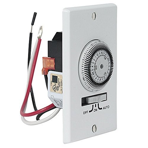 Intermatic IW700K Heavy-Duty Mechanical in-Wall Timer - 20 A Rating, 72 Trippers for 36 ON/Off Events - 3-Way Switch, Easy Installation, 3-Position Override - Image 2