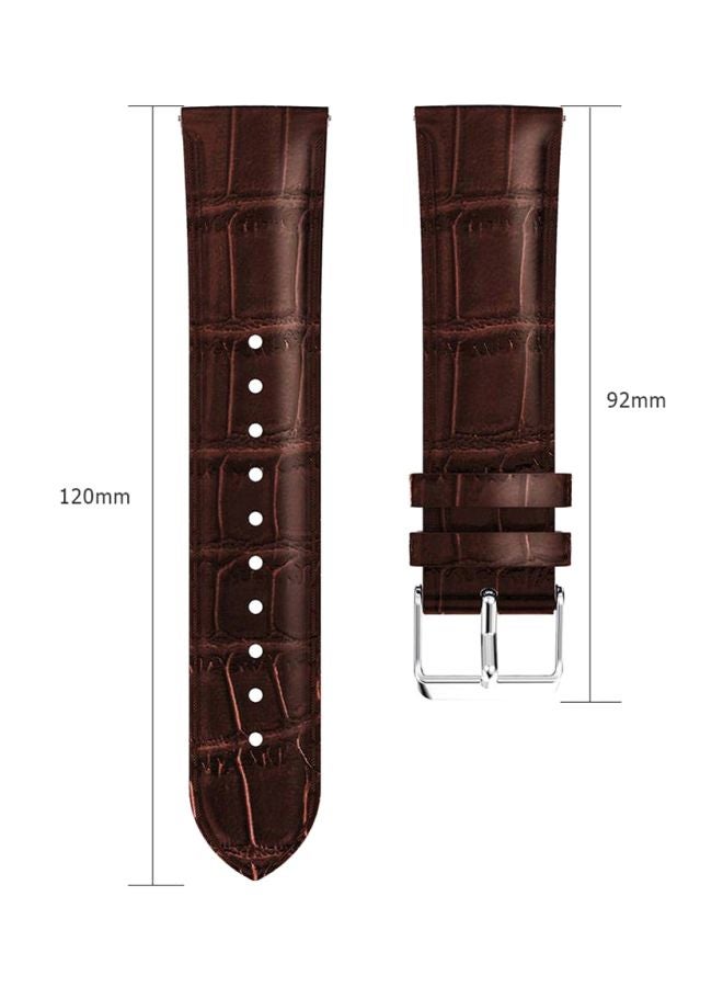 Voberry Replacement Band For Samsung Galaxy Smartwatch 46mm Brown - Image 5