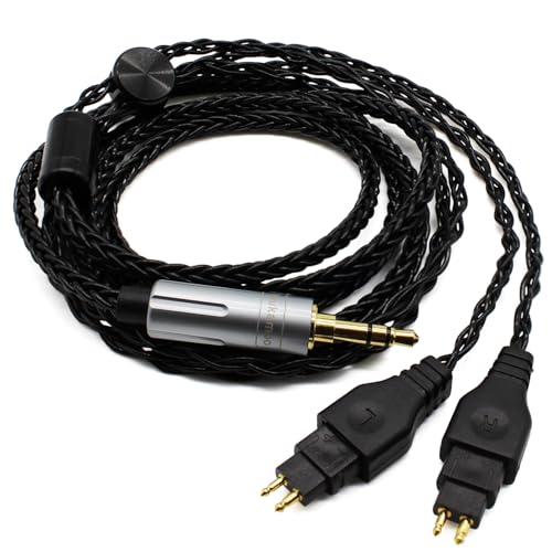 Youkamoo 3.5mm Replacement Upgrade Cable Compatible with Sennheiser HD650, HD600, HD660S, HD660S2, HD580, HD58X, Massdrop HD6XX Headphones, 4ft 1.2m - Image 1