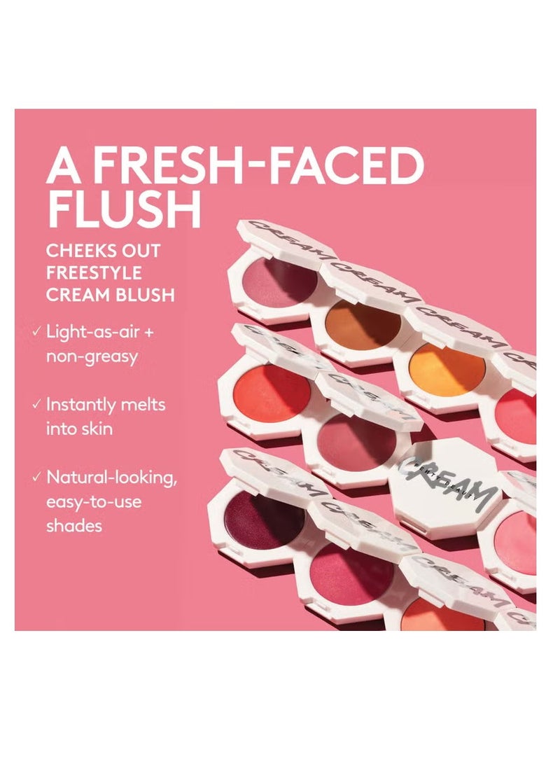 Fenty Beauty Cheeks Out Freestyle Cream Blush-Rosé Latte - Image 3