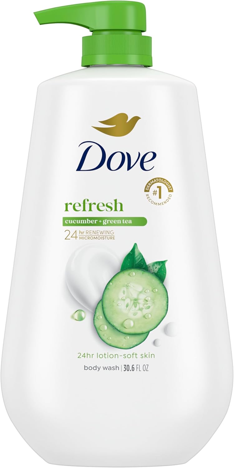 Dove go fresh Body Wash Cucumber and Green Tea Pump 34 Ounce by Dove