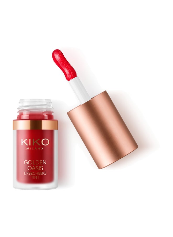 KIKO MILANO - Golden Oasis Lips And Cheeck Tint  02 - Image 1