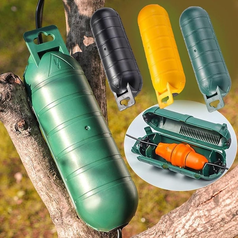 غطاية تمديد خارجي أخضر واقية من الماء لحماية الأسلاك الكهربائية - Image 5