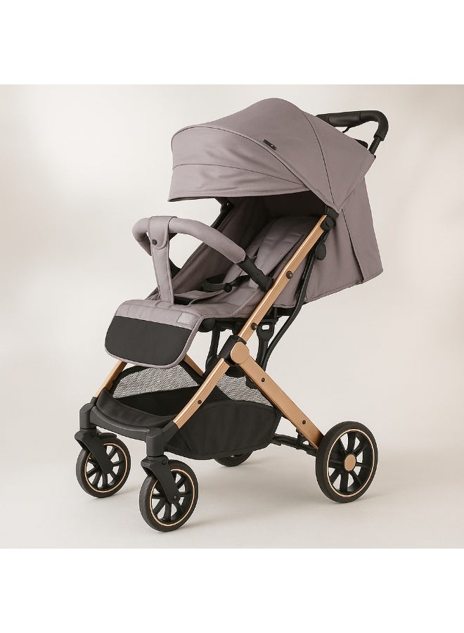 Kidilo K10G Baby Stroller, with a convertible design that folds comfortably with one hand, with five-point safety belts (Stroller weight 7.8 KG) - Image 2
