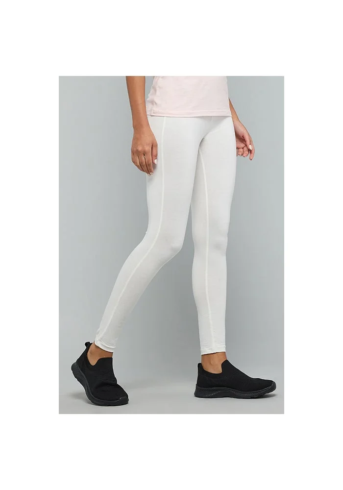 R&b Solid Leggings with Elastic Waist