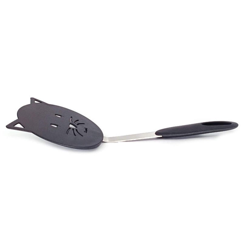 GOODFEER GOODFEER Nylon Turner Cute Cat Shape Small Heat Resistant Wok Spatula for non stick cookware with stainless steel bracket for cooking  fish  eggs  pancakes  fried rice  - Image 2