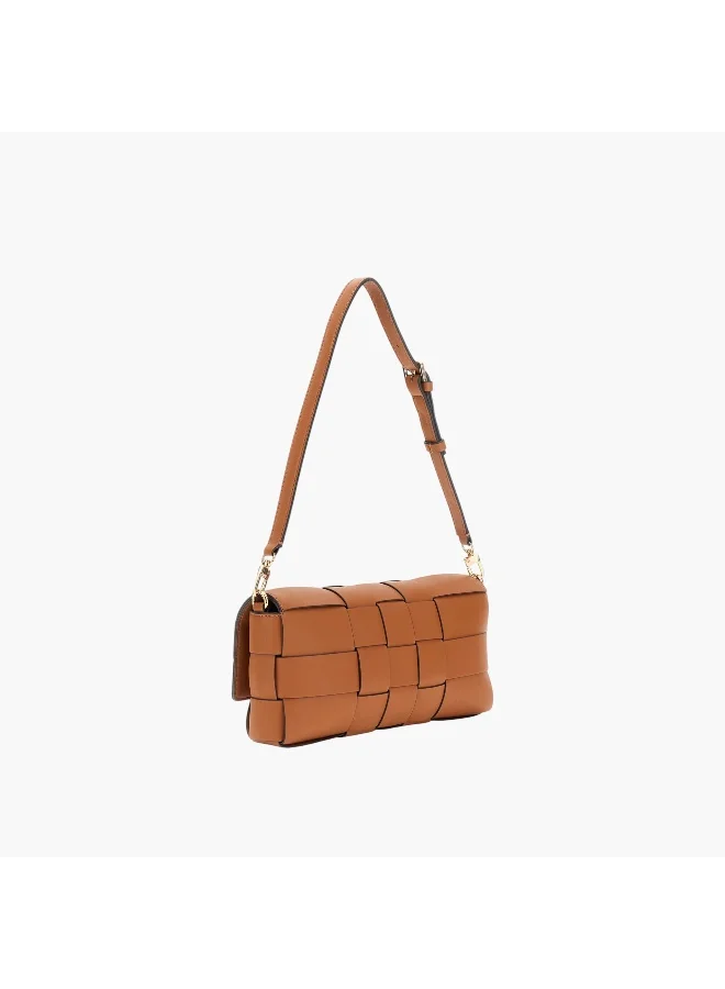 جس GUESS-MAYLEE FLAP SHOULDER BAG-Q2-JD25