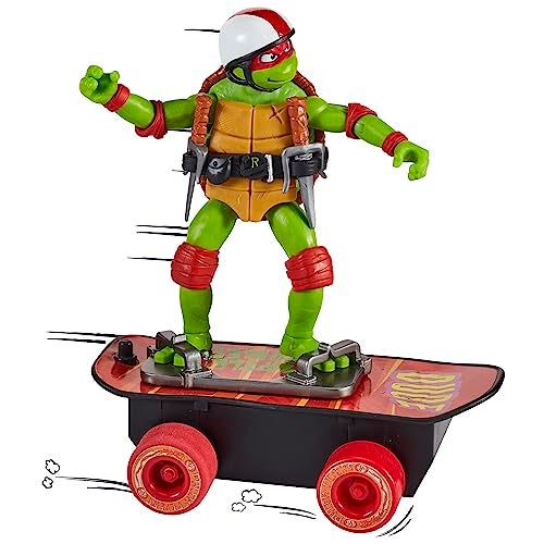 Teenage Mutant Ninja Turtles Mutant Mayhem Raphael on a Skateboard with Accessories by Playmates Toys Amazon Exclusive - Image 3