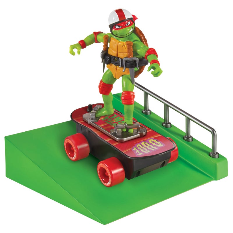 Teenage Mutant Ninja Turtles Mutant Mayhem Raphael on a Skateboard with Accessories by Playmates Toys Amazon Exclusive - Image 2