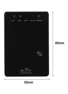NIBEMINENT WiFi Signal Range Booster Repeater Black  - Image 4