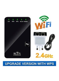 NIBEMINENT WiFi Signal Range Booster Repeater Black  - Image 2