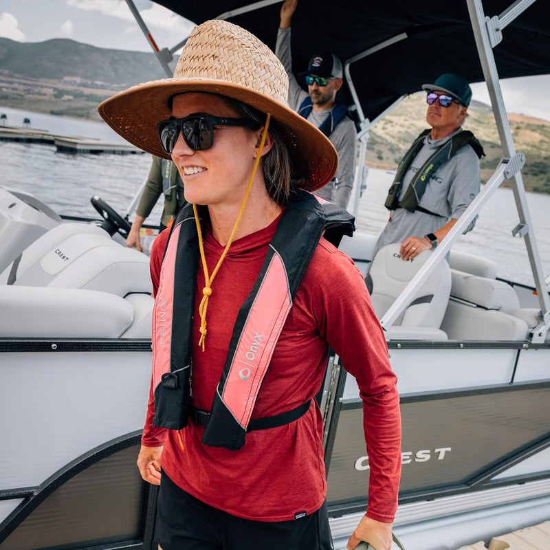 Onyx A/M-24 Automatic/Manual Inflatable Life Jacket, U.S. Coast Guard Approved, Low Profile, Compact Design, Manual Convertible Inflation Option - Image 5