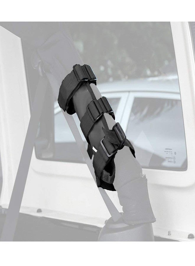 JeCar Fire Extinguisher Holder Adjustable Extinguisher Mount Strap Compatible with Jeep Wrangler 1987-2023 JK JL TJ CJ YJ & 2020 Jeep Gladiator JT, Black - Image 4