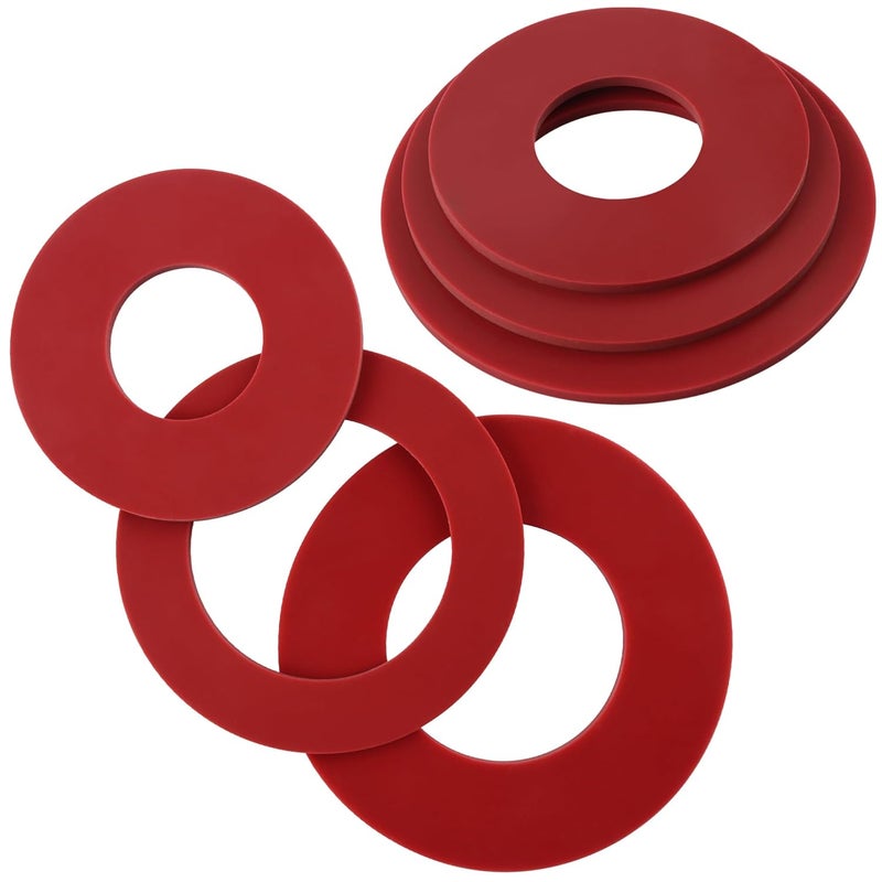 Indanpow 440BP Dual Flush Seal Kit for Toilet Tank Replacement Part, Fits N243OE, N2420, N2428R-DF, TL-6900-EW (2 Sets) - Image 1
