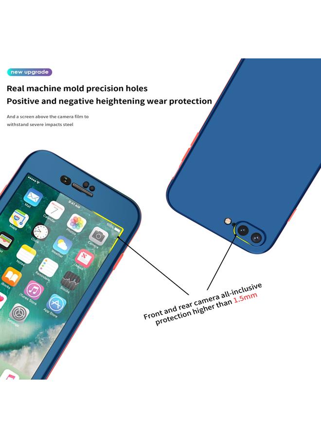 S-TOP Case For iPhone 8 Plus / 7 Plus Two Color Full Protective 3-in-1 Phone Case - Image 5