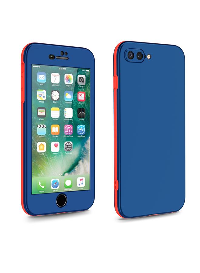 S-TOP Case For iPhone 8 Plus / 7 Plus Two Color Full Protective 3-in-1 Phone Case - Image 1