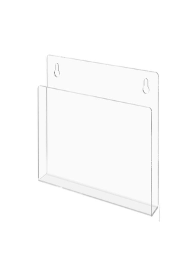 Marketing Holders Tablet or Patient Chart Holder with Open Sides Clear Acrylic 12" Wide Display for Magazines and Medical Files in Hospitals and Clinics Horizontal Hanging Organizer by Marketing Holders - Image 1